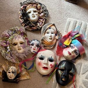 Colorful Decorative Masks Collection